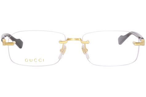 gucci mens eyewear|gucci rimless glasses for men.